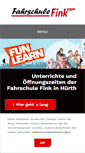 Mobile Screenshot of fahrschule-dfink.de